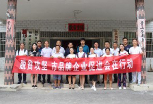 市品牌企業(yè)促進會組織愛心企業(yè)與關(guān)上村、貧困戶開展精準扶貧活動